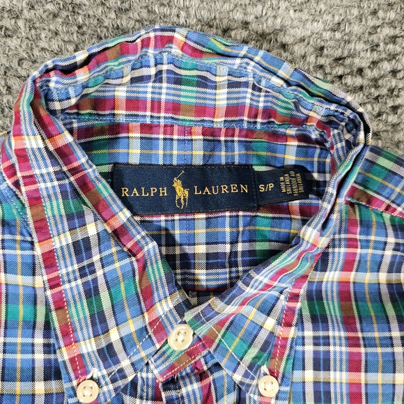 Ralph Lauren Plaid‎ Button Down Shirt Long Sleeve Classic Fit S/P - Picture 3 of 8